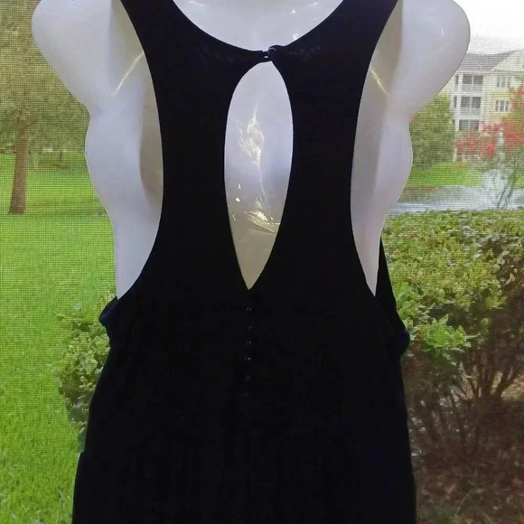 💙🌹Black cotton dress with buttons - Picture 14 of 16